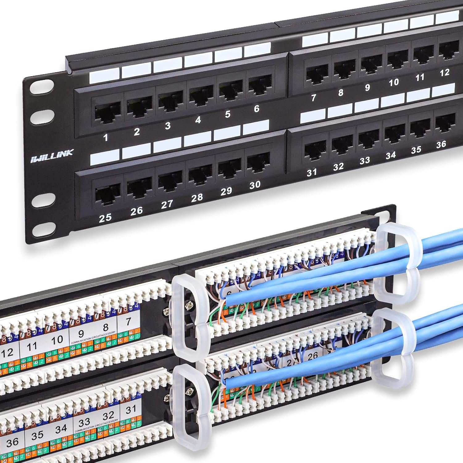 Patch panel installation